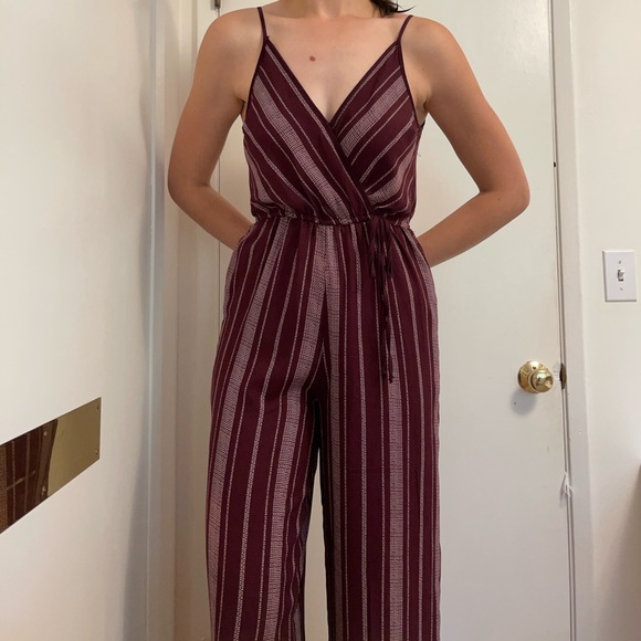 Pants - Striped jumpsuit